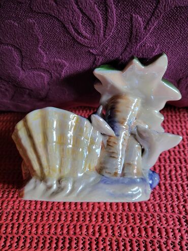 Ostali kućni dekor: Porcelanska nova figura za jaje cuvarkucu,delfini — 7