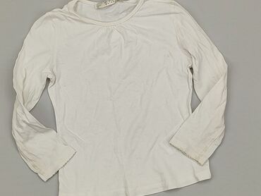 bluzka biała długi rękaw: Bluzka, Terranova, 2-3 lat, 92-98 cm, stan - Dobry