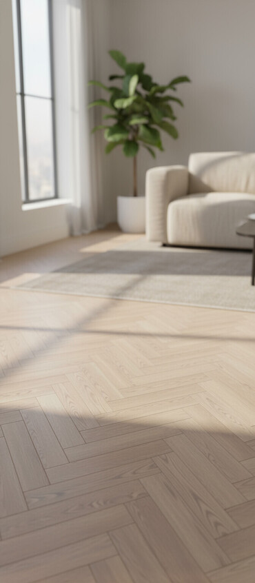 pol ucun taxtalar: Parquet taxta döşəmə panelləri – “balıqquyrugu” (herringbone) naxışlı