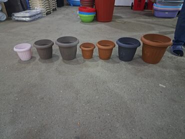 Bitkilər üçün dibçəklər: Dipcək dipcek qablar dipcek qablari gul qabilar Her razmerde ve ferqli — 27