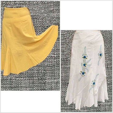 халаты женские хб: Юбка, х/б, размер 46 - 48, б/у, цена за 1 шт