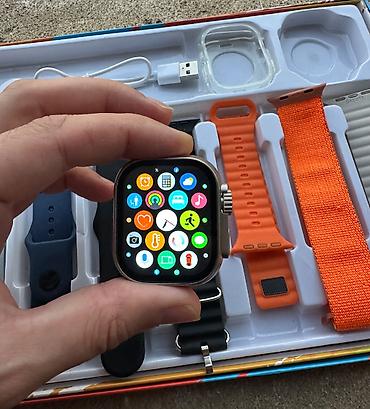 Smart saat ultra 2 7 kemer yeni Hiwear Plus Smart Watch seti - 49 mm