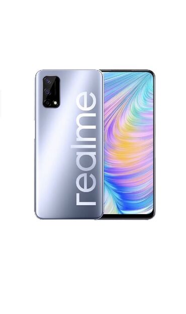 işdenmiş telfonlar: Realme 7 5G, 128 GB, rəng - Gümüşü, Sensor, Barmaq izi