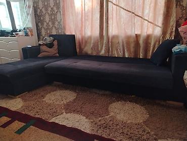 parca skaflar: Məhlul bucaqlı divan - Forma: L-şəkilli, sağdan çarpayı hissəsi olan — 1