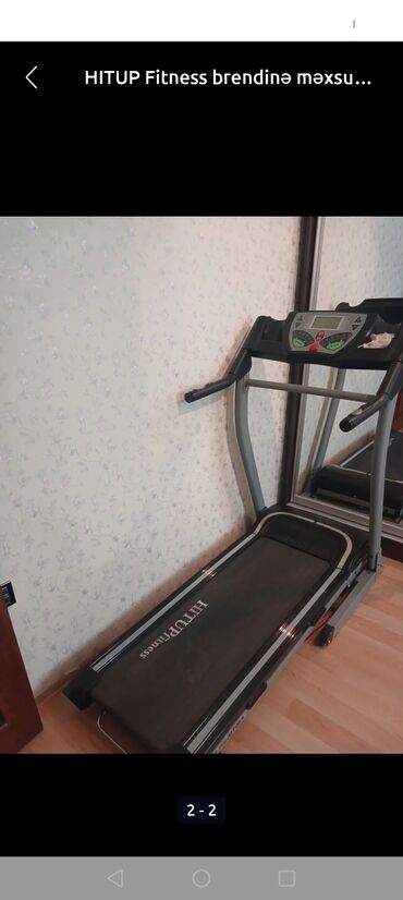qaçış zolağı: HITUP Fitness brendinə məxsus qaçış aparatı, məşq zamanı rahatlıq