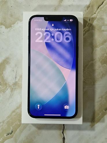ipone sabirabad: IPhone 13, 128 GB, Midnight, Face ID — 2