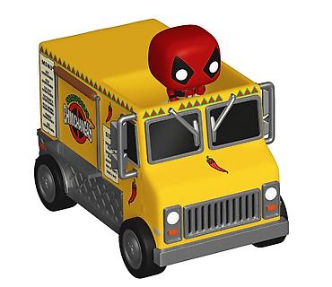 Oyuncaqlar: Funko Bitty Pop! Rides – Deadpool’s Chimichanga Truck + Bitty Pop! — 4