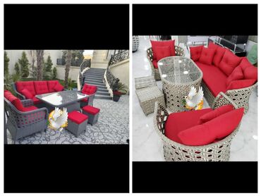 Divanlar: Yeni, Jurnal masası, 2 kreslo, Divan