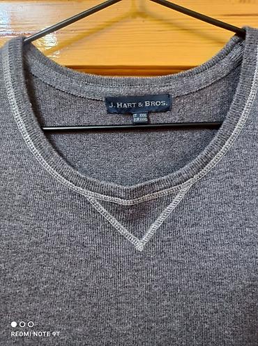 Свитера: Мужские свитеры 1) OLYMP, размер XXL - Цвет: бордовый - V-образный — 5