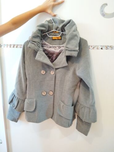 детские зимние пальто: Palto M (EU 38), rəng - Boz
