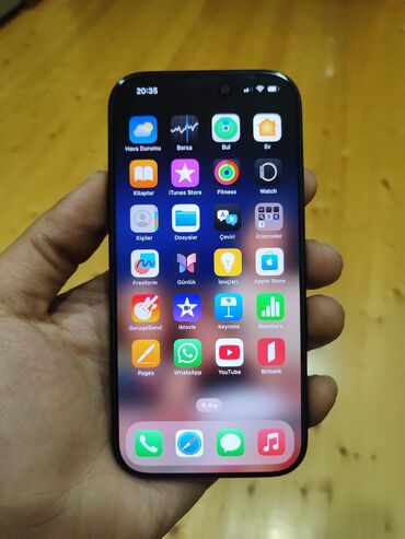 Audio: IPhone 16 Pro, 128 GB, Black Titanium, Zəmanət, Kredit, Barmaq izi