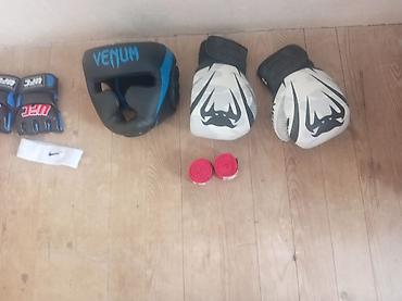 İdman və istirahət: Kickboks/MMA komplekti Tərkib: - Adidas mavi kickboks şortları — 4