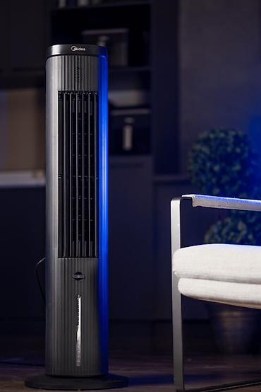 Вентиляторы: Башенный климатический вентилятор-охладитель Midea Воздухоохладитель — 15