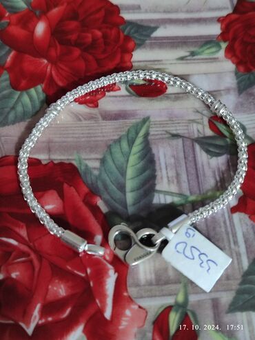 muske narukvice hiruski celik: Thread bracelet, Pandora