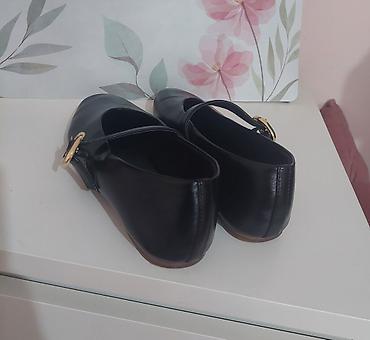 lil solid accessories: Crne baletanke sa kaišem (Mary Jane stil) - Boja: crna - Model — 5