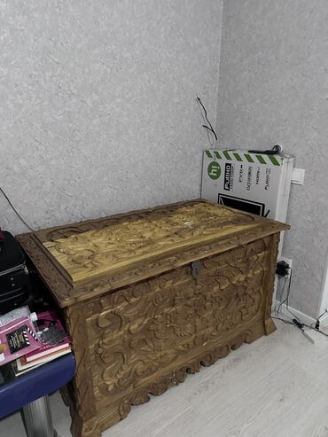 прием вата: Сундук, Б/у, Другое назначение, Дерево, Самовывоз, цвет - Коричневый