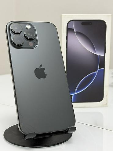 IPhone 16 Pro Max, Б/у, 1 ТБ, Черный, Коробка, 92 %