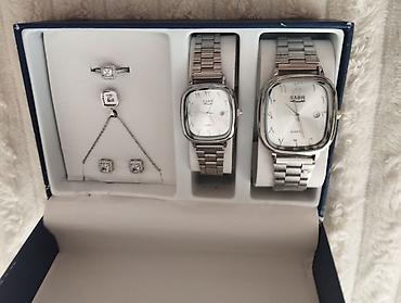 золото колцо: Набор часов и украшений в подарочной коробке CASIO. Состав набора: - — 4