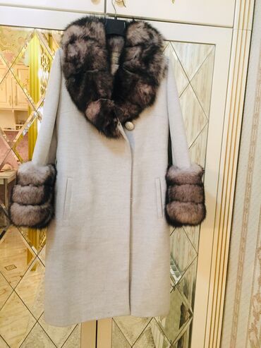 детские зимние пальто: Пальто M (EU 38), цвет - Серый