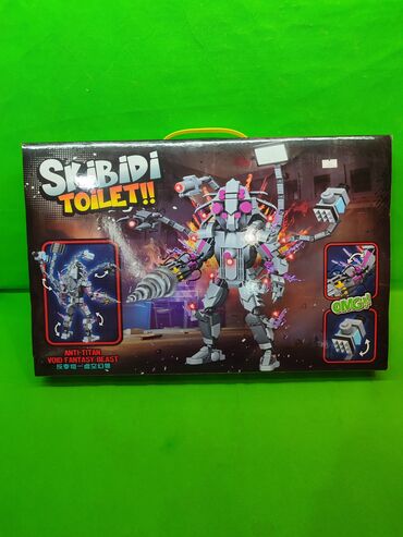 Игрушки: Конструктор Скибиди Туалет для детского развития🔥 Комплектация — 4