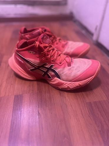 nike dunk: Мужские кроссовки, 41, 41.5, Asics, Б/у, цвет - Оранжевый — 1