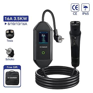 tesla qapı: Tesla AC EV şarj cihazı 3.5KW / 16A Наш продукт Портативное — 1