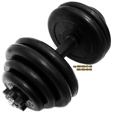 Спорт и отдых: Резиновые Гантели, Вес: 10 кг, Новый — 2