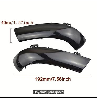 lider disk teker satisi: Mashin güzgüsü üçün dinamik dönmə siqnalları (LED) – qara korpus — 4