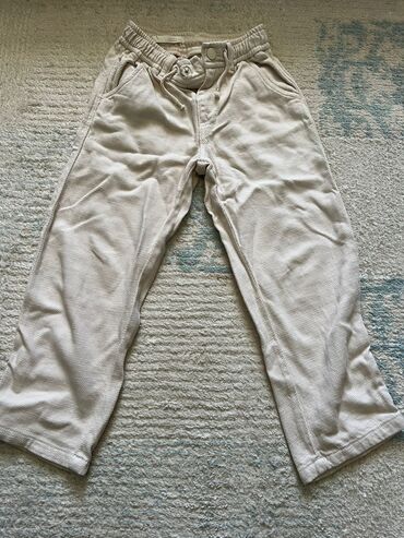 Koftalar, sviterlər: Uşaq geyim dəsti – Zara - Zolaqlı trikotaj sviter: tünd yaşıl və boz — 4