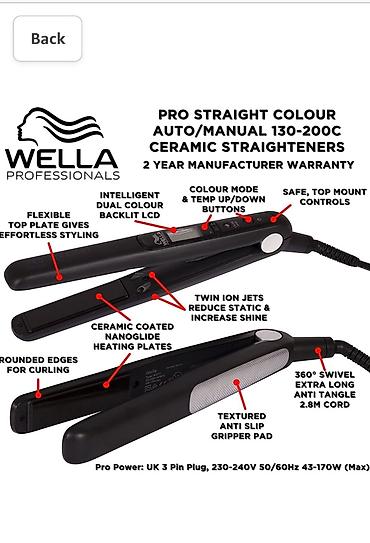 a 41: Продаю профессиональный керамический утюг для волос wella pro straight — 3