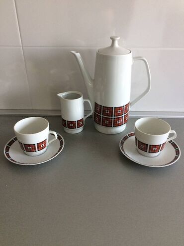 Kompleti posuđa: NEMACKI porcelan iz 70tih Nemacki tanki porcelan, komplet za dvoje — 9