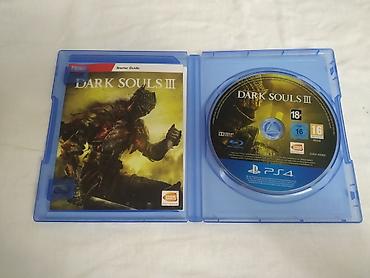 PS4 (Sony Playstation 4): PS4 oyun diski– Dark Souls III (fiziki Blu‑ray) Dark souls 3 -20₼ — 2