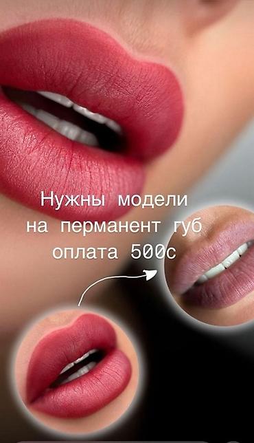 Перманентный макияж, Теневая растушевка, Требуются модели at lalafo.kg Перманентный макияж, Теневая растушевка, Требуются модели