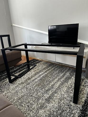 tabure lidl: Metalni ram za sto – moderni industrijski dizajn - Materijal: čelik - — 1