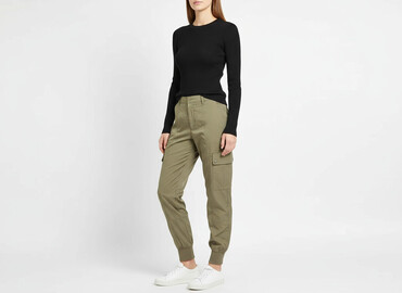 spodnie typu paperbag zara: Zara, Spodnie cargo damskie, rozmiar XS