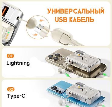 Внешние аккумуляторы: Внешний Аккумулятор Powerbank с беспроводной зарядкой Adaptive Quick — 2