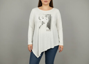 stradivarius top z odkrytymi ramionami: Cotton Club, Women`s T-shirt, size XL