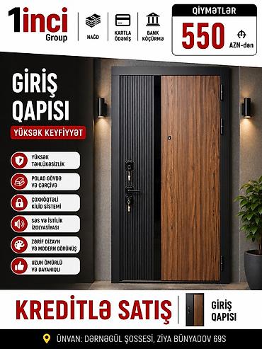 Məhsul: Giriş qapısı – yüksək keyfiyyət Xüsusiyyətlər: - Yüksək
