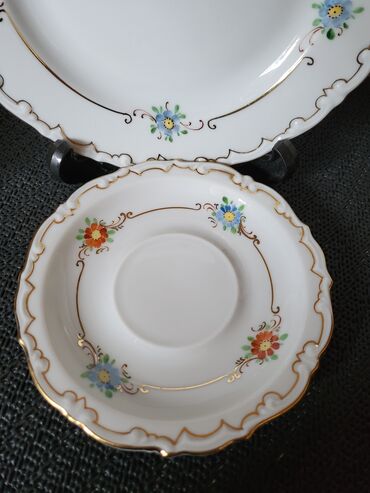 Kuhinjski setovi: Set Margareta L M Nemacka 1950g+. Set rucno oslikan,perfektno — 6