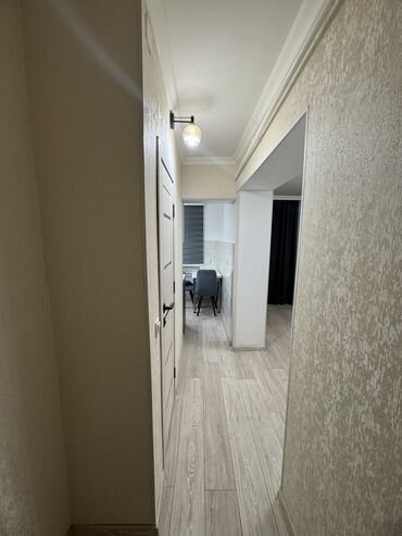 1 комнатная квартира без мебели: 1 бөлмө, 34 кв. м, Хрущевка, 1 кабат, Евроремонт
