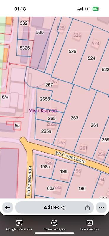 дом аренда: Лебединовка буткон жерден 4.20 участок уйу менен сатылат. Кызыл китеп — 10