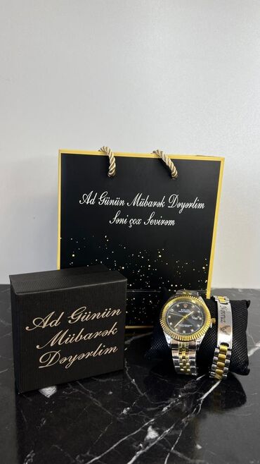 Saat dəstləri: Klassik Saat dəsti, rəng - Qara — 1