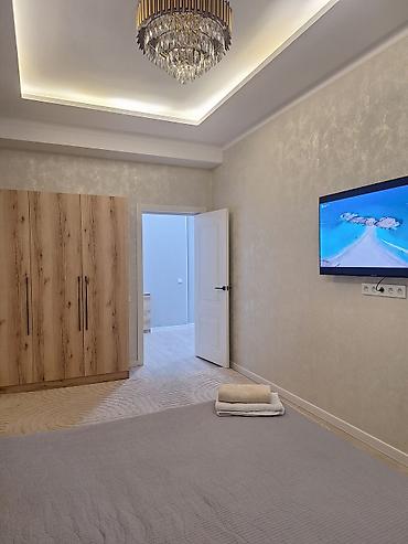 asman residence: 1 комната, Асанбай мкр, Душевая кабина, Постельное белье, Кондиционер — 3