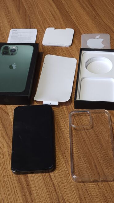 чехол на редми нот 13 про: IPhone 13 Pro Max, Колдонулган, 256 ГБ, Alpine Green, Коргоочу айнек, Каптама, Кабель, 86 %
