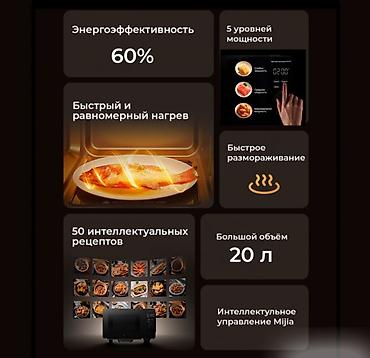 800w: Микроволновая печь Xiaomi Mijia Smart Microwave Oven P1 Микроволновая — 6