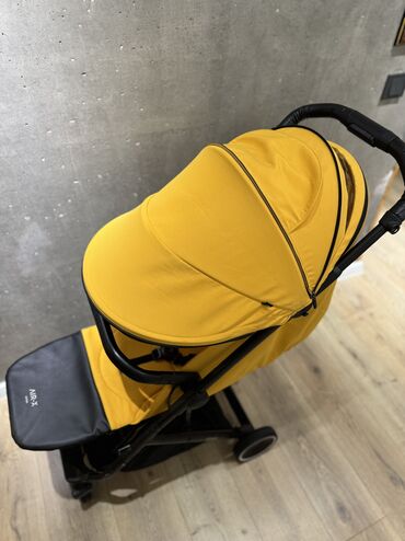 детская коляска cybex: Коляска, цвет - Желтый, Б/у