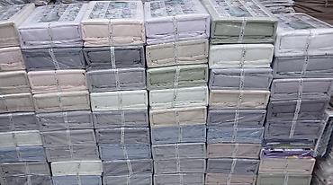 Комплекты постельного белья: Комплект постельного белья 100% хлопок однотонный цвет, Queen size (на — 1