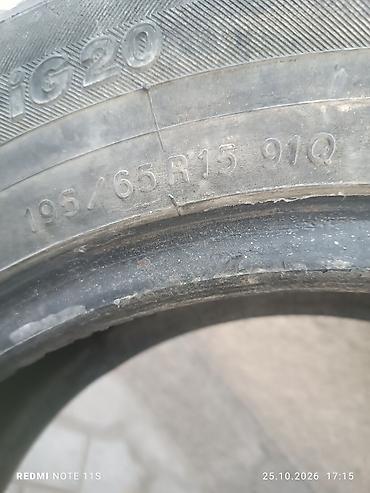 4 100 r15: Шины R 15, Зима, Б/у, Комплект, Легковые, Yokohama — 1
