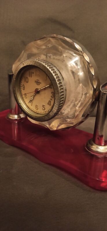 Əntiq saatlar: Məhsul: Sovet dövrü masa saatı – “Свердловск” (Ural zavodu) mexaniki — 2