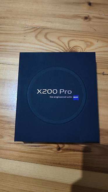 Vivo X200 Pro, 512 GB, rəng - Qara, İki sim kartlı, Face ID, Sensor
